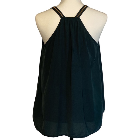 H & M Conscious Collection Racerback Tank Size 4 Green Festival Date Night - Picture 4 of 7